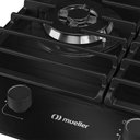 Ver imagem 5 de Cooktop Mueller 5 Bocas 77cm com Grade Dupla Mcg5bm Bivolt
