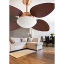 Ver imagem 2 de Ventilador de Teto Volare Cobre Vr42 Pétalo Palmae 127V