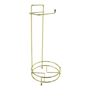 Porta Papel Higiênico Para Lixeiras Até 5 Litros Redonda Dourado