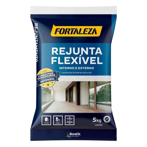 Rejunte Flexível para Pisos e Azulejos Gelo 5kg