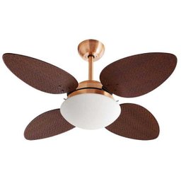 Ventilador de Teto Volare Cobre Vr42 Pétalo Palmae 220V - 1 Ventilador de Teto Volare Cobre Vr42 Pétalo Palmae 220V - 1