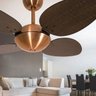 Ventilador de Teto Volare Cobre Office Pétalo Palmae Vr Lux - 3