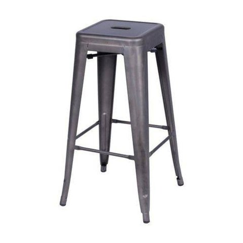 Banqueta Retro Média 64 Cm - Bronze - Ór Design