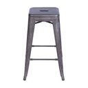 Ver imagem 3 de Banqueta Retro Média 64 Cm - Bronze - Ór Design