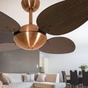 Ver imagem 3 de Ventilador de Teto Volare Cobre Office Pétalo Palmae Vr Lux
