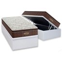 Ver imagem 1 de Cama Box Baú Solteiro: Colchão Anatômico Probel Guarda Costas Extra Firme + Base Crc Courano