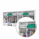 Ver imagem 7 de Closet Casal Duplo Lu 12 Portas 08 Gavetas Carioca Móveis