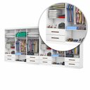 Ver imagem 6 de Closet Casal Duplo Lu 12 Portas 08 Gavetas Carioca Móveis