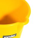 Ver imagem 2 de Balde Plástico Extra-reforçado 12 Litros Amarelo - 33.15.012.002 - Vonder