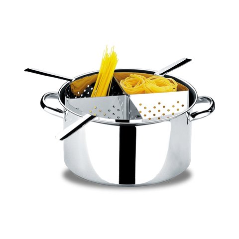 Espagueteira Com 4 Divisões Savoy Inox 10 Litros Brinox