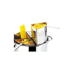 Espagueteira Com 4 Divisões Savoy Inox 10 Litros Brinox - 4