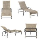 Ver imagem 4 de Kit 2 Espreguiçadeiras Corda Náutica e Mesa Garden em Alumínio para Piscina Edícula Catar