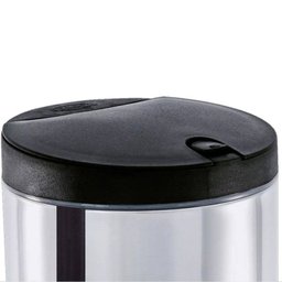 Lixeira Brinox Press Inox Linha Pia 4 Litros Tampa Preta - 6