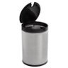 Lixeira Brinox Press Inox Linha Pia 4 Litros Tampa Preta - 12