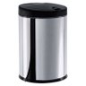 Lixeira Brinox Press Inox Linha Pia 4 Litros Tampa Preta - 1
