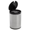 Lixeira Brinox Press Inox Linha Pia 4 Litros Tampa Preta - 5