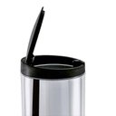 Ver imagem 7 de Lixeira Brinox Press Inox Linha Pia 4 Litros Tampa Preta