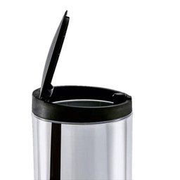 Lixeira Brinox Press Inox Linha Pia 4 Litros Tampa Preta - 7