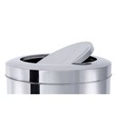 Ver imagem 6 de Lixeira Inox com Tampa Basculante 5,4 Litros - Decorline Lixeiras Ø 18,5 x 20 cm - Brinox
