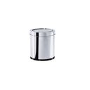 Ver mais imagens de Lixeira Inox com Tampa Basculante 5,4 Litros - Decorline Lixeiras Ø 18,5 x 20 cm - Brinox