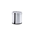 Ver imagem 3 de Lixeira Inox com Tampa Basculante 5,4 Litros - Decorline Lixeiras Ø 18,5 x 20 cm - Brinox