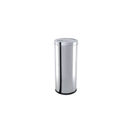 Lixeira Inox com Tampa Basculante 7,8 Litros Ø 18,5 x 29 cm Brinox - 6
