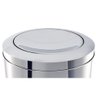 Lixeira Inox com Tampa Basculante 7,8 Litros Ø 18,5 x 29 cm Brinox - 4