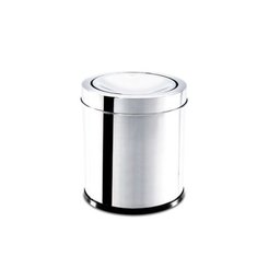 Lixeira Inox com Tampa Basculante 3,2 Litros - Decorline Lixeiras Ø 15,5 x 17 cm - Brinox - 10 Lixeira Inox com Tampa Basculante 3,2 Litros - Decorline Lixeiras Ø 15,5 x 17 cm - Brinox - 10