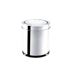 Lixeira Inox com Tampa Basculante 3,2 Litros - Decorline Lixeiras Ø 15,5 x 17 cm - Brinox - 4 Lixeira Inox com Tampa Basculante 3,2 Litros - Decorline Lixeiras Ø 15,5 x 17 cm - Brinox - 4