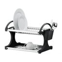 Ver imagem 1 de Escorredor de Pratos Brinox Suprema 16 Pratos, Preto, 2104/211, Aço Inox