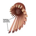 Ver imagem 3 de Luminária Pendente Celestial Crescente em Madeira Nobre E27