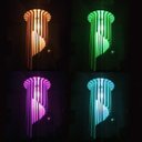 Ver imagem 5 de Luminária Pendente Celestial Crescente em Madeira Nobre E27