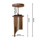 Ver imagem 2 de Luminária Pendente Celestial Crescente em Madeira Nobre E27