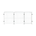 Ver imagem 1 de Cercado 2 Módulos Portão 83cm Utilyse Branco Chiqueirinho para Bebes e Pets Cães Coelhos Gatos