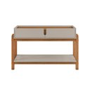 Ver imagem 4 de Aparador Buffet Lizz com 2 Gavetas 1,30 Off-white/cedro