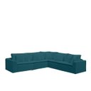 Ver imagem 1 de Sofá Modular Rivieira 280cm Linho - Meu Estofado:azul Lux