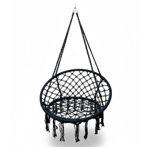 Rede Cadeira Balanço Almofada Confortavel Suspensa Teto Casa Quintal Jardim Varanda Decoraçao Sacada