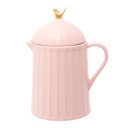 Ver imagem 1 de Bule de Cerâmica com Tampa Colibri Rosa 600ml - Wolff