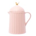 Ver imagem 2 de Bule de Cerâmica com Tampa Colibri Rosa 600ml - Wolff