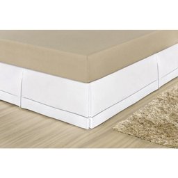 Saia Para Cama Box Casal 01 Peça - Branco - 1