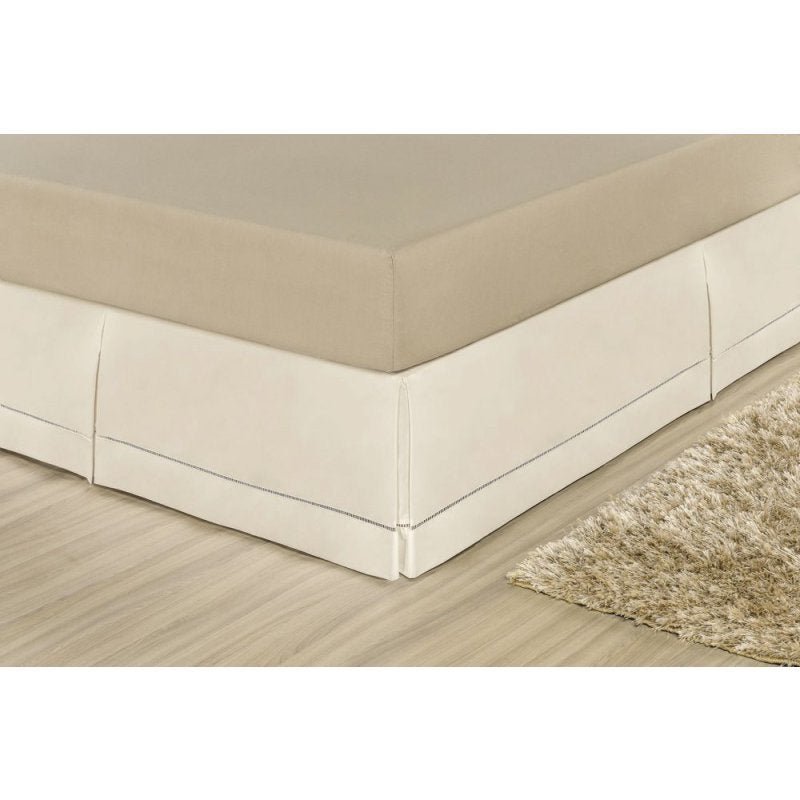 Saia Para Cama Box Queen 01 Peça - Palha