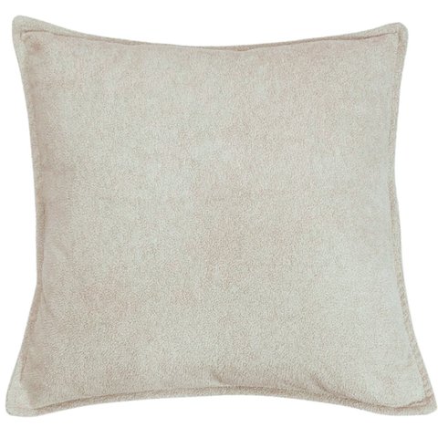 Capa de Almofada Boucle Cor Bege 45x45cm