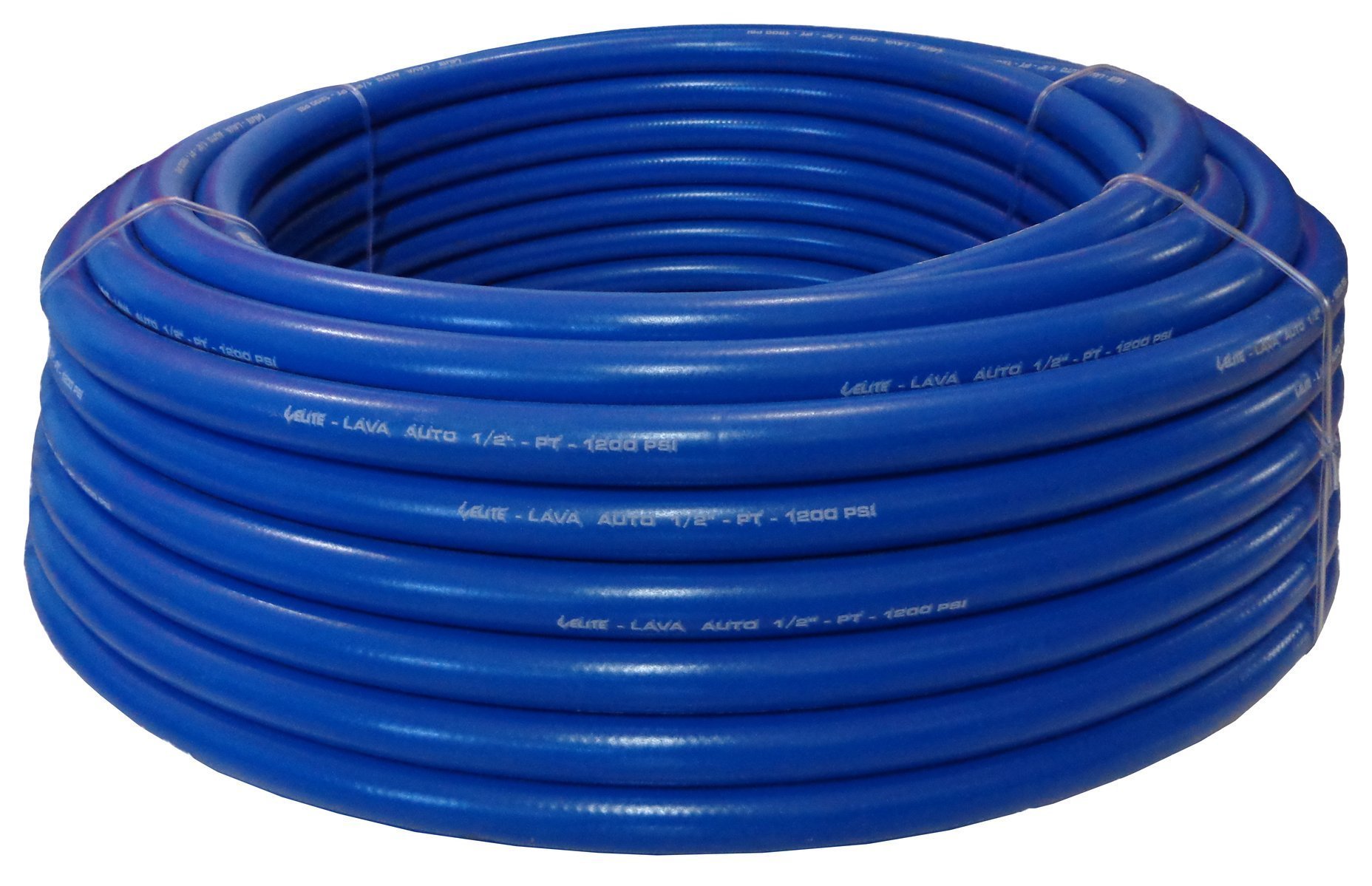 Mangueira Lava Jato Carro 1/2 1200psi/lbs Azul Elite 30 mts - 1
