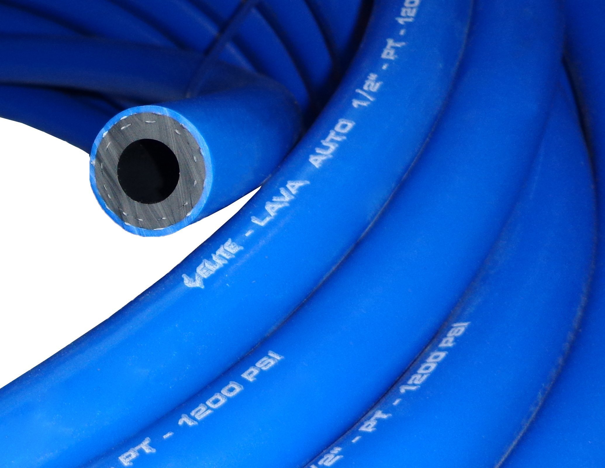 Mangueira Lava Jato Carro 1/2 1200psi/lbs Azul Elite 30 mts - 2