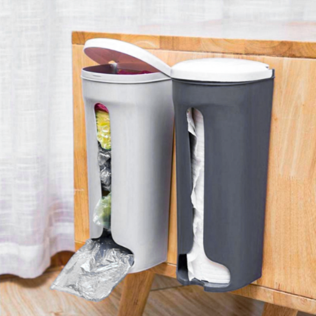 2 Caixas de Armazenamento Organizador Sacos De Lixo Cozinha - 5