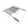 Grelha Parrilla Inox Chapa Auxiliar Coletor de Gordura - 4