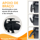 Ver mais imagens de Cadeira Gamer Escritório Ergonômica Viva Game Kron Preto