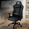 Cadeira Gamer Escritório Ergonômica Viva Game Kron Preto - 5