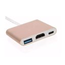 Ver imagem 2 de Adaptador Usb 3.1 Type C Thunderbolt 3.0 X Hdmi Usb 3 Tipo C