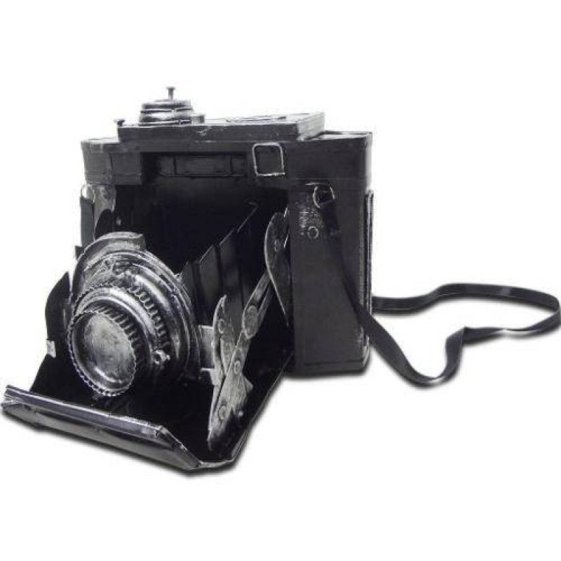 Cofre Câmera Fotografica Vintage Retro de Ferro Fundido 16cm (Cj-020)